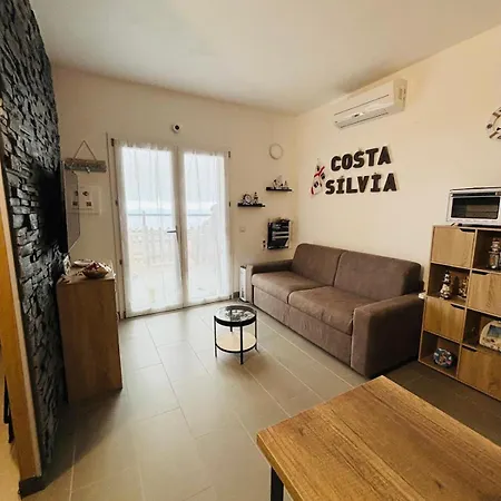 Costa Silvia Villaggio Frisaia Vue Imprenable Sur La Avec Piscine Apartament
